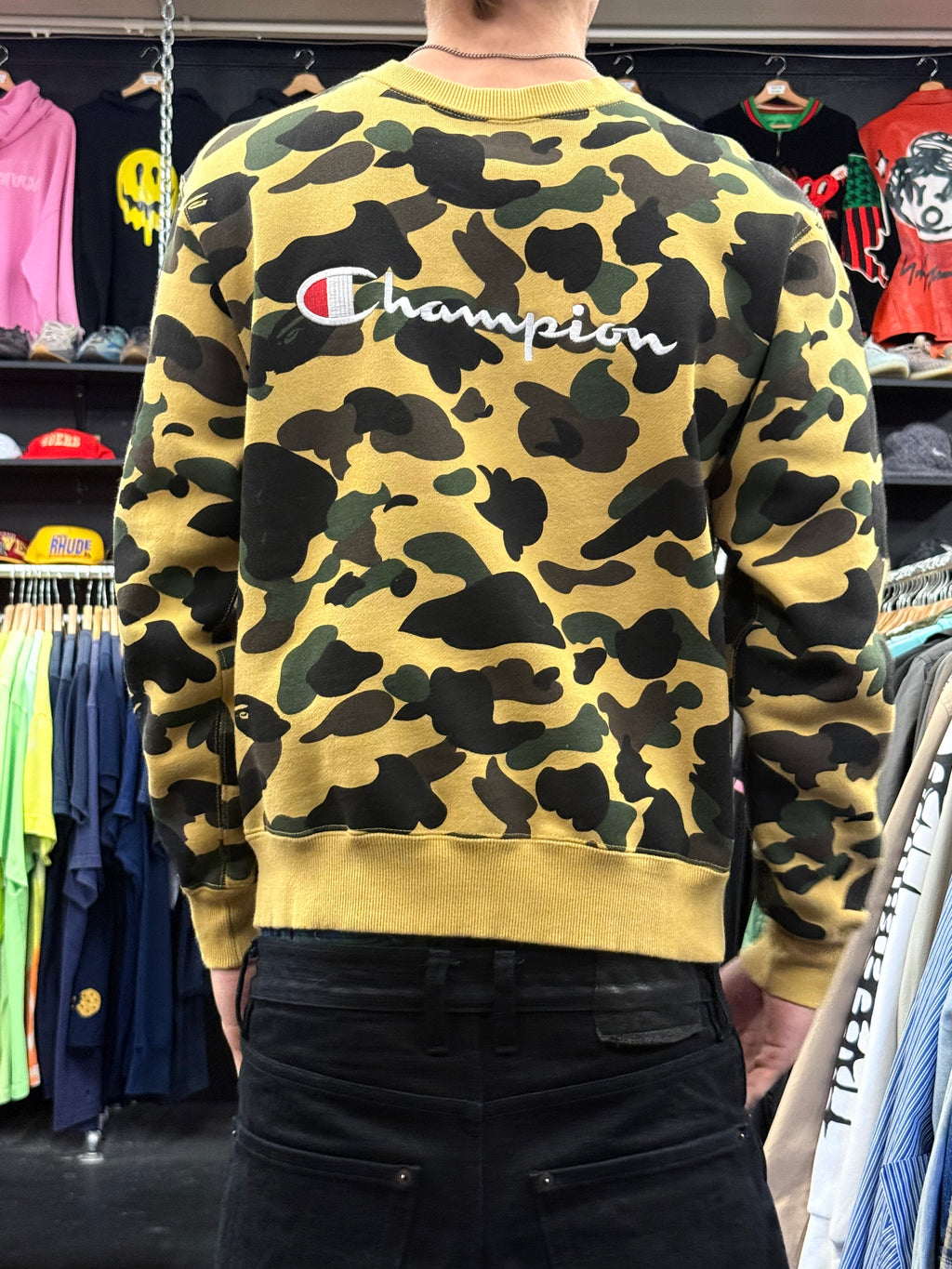 Bape x Champion Crewneck