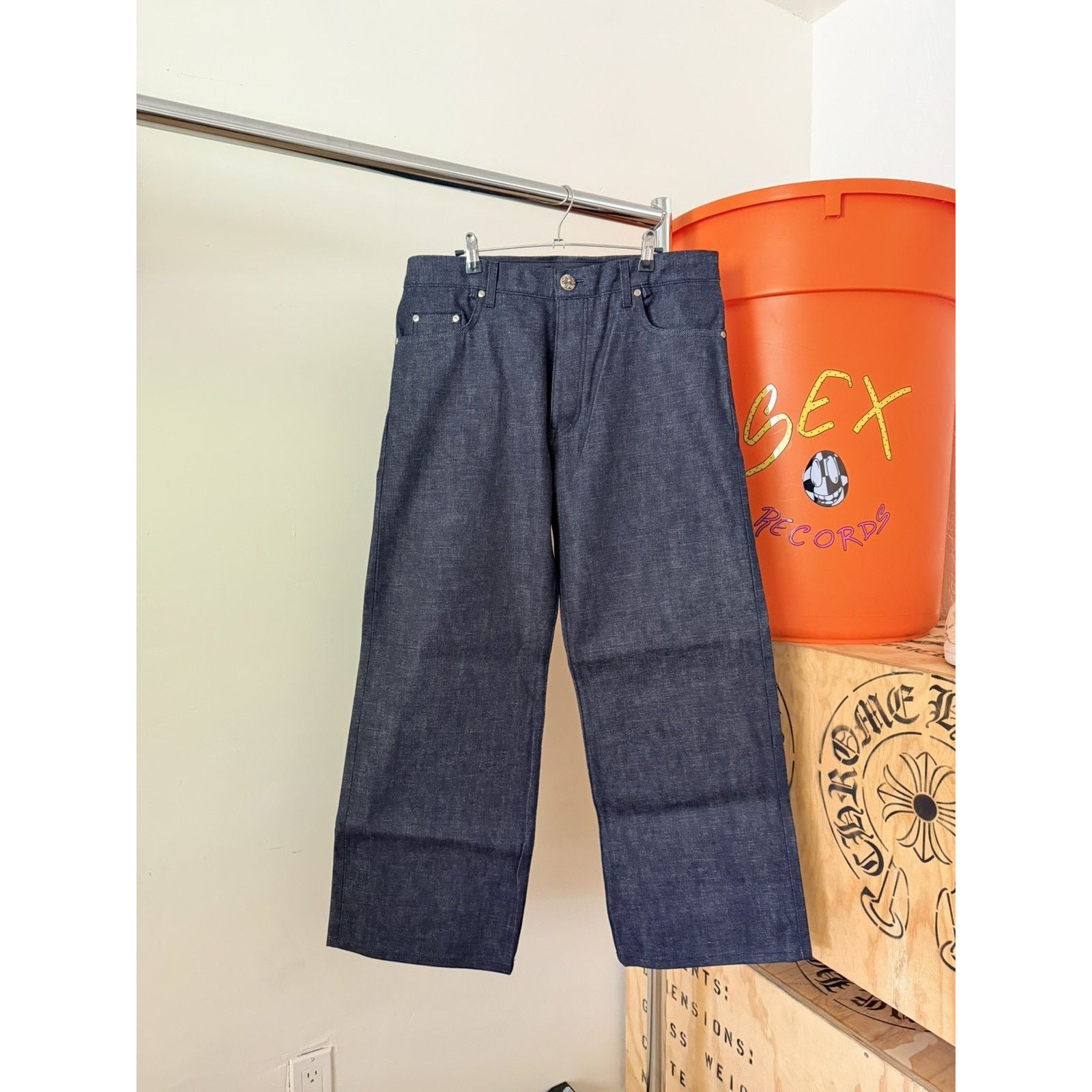 Chrome Heart Baggy KS Denim Jean 34